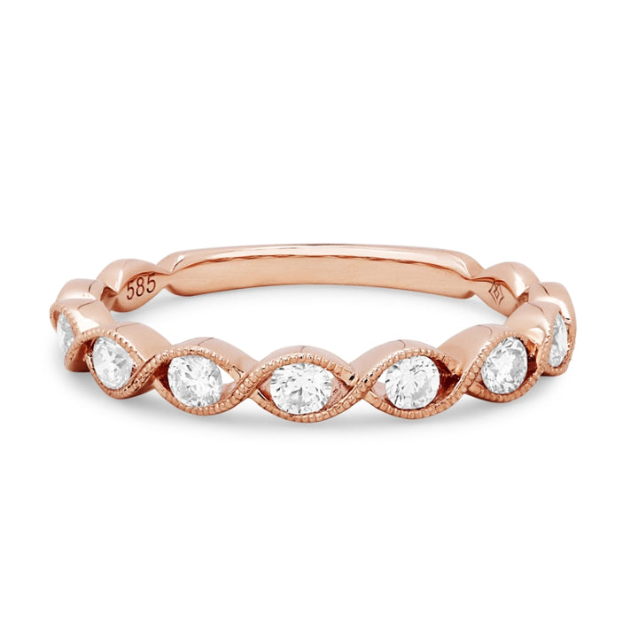 Rose Gold / White Diamond