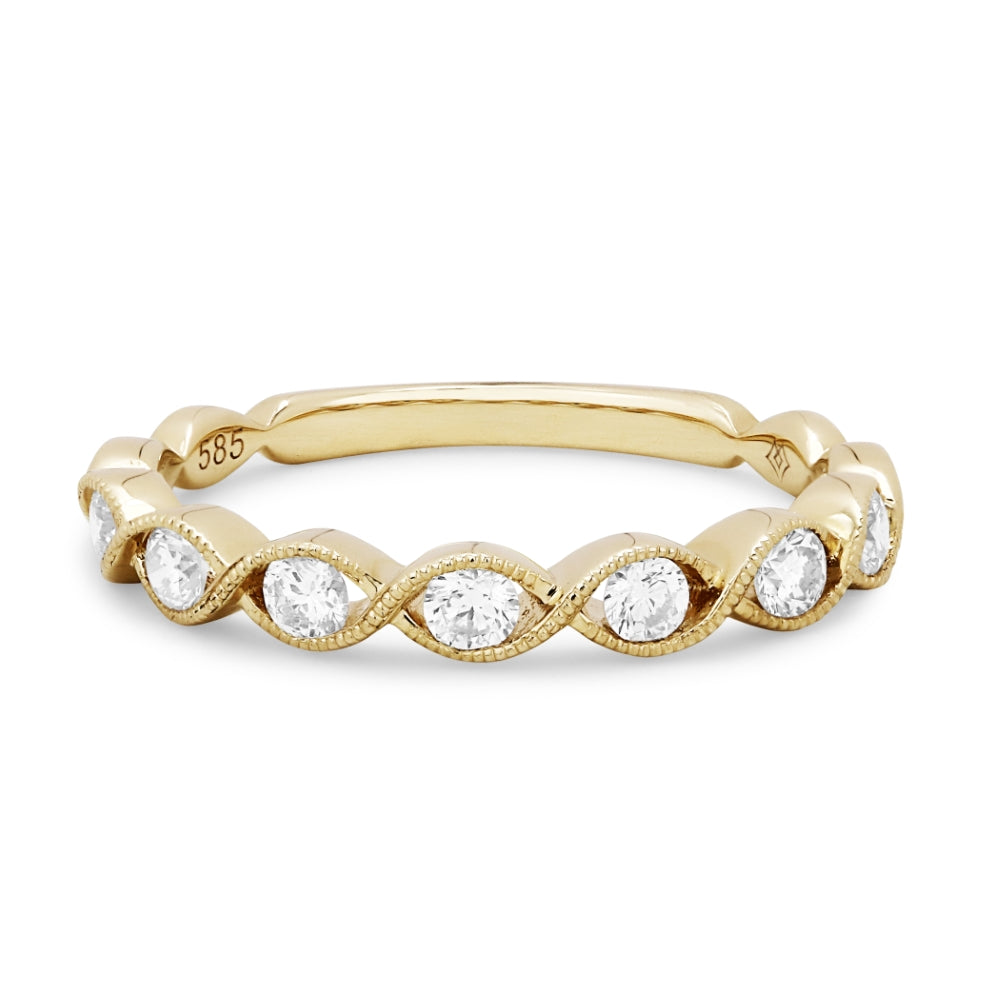 Yellow Gold / White Diamond