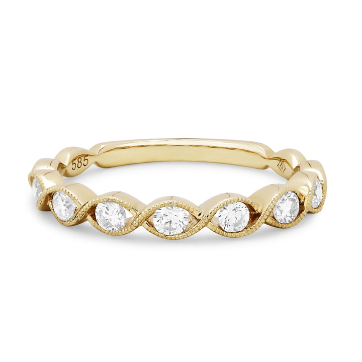 Yellow Gold / White Diamond