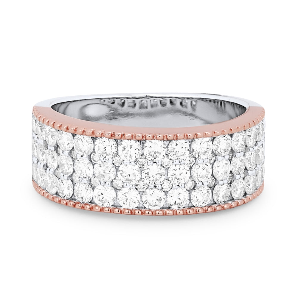 Madison L 14K Rose Gold Diamond Ring - style R1216P
