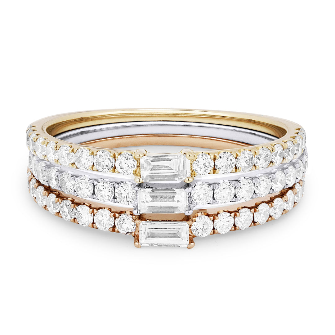 Beautiful Hand Crafted 14K Tri Color Gold 