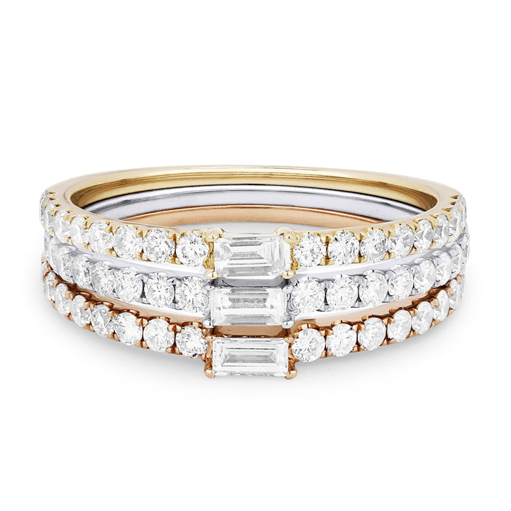 Beautiful Hand Crafted 14K Tri Color Gold 