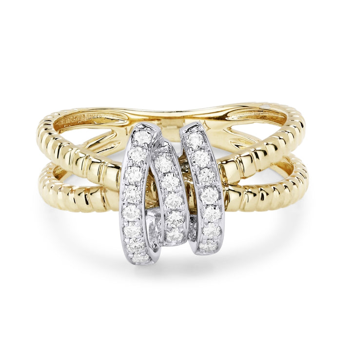 White And Yellow Gold / White Diamond