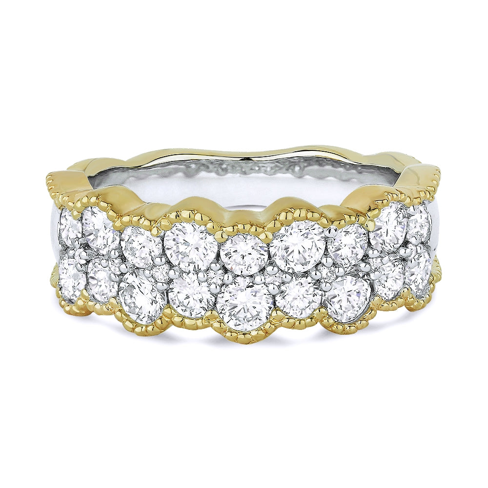 White And Yellow Gold / White Diamond