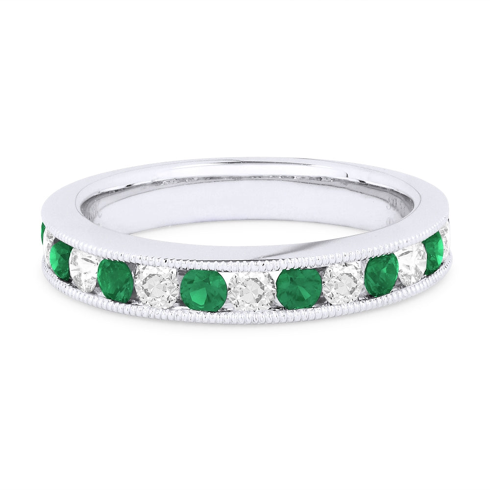 White Gold / Emerald