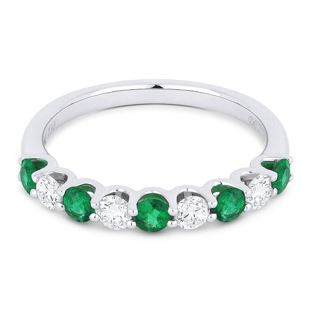 White Gold / Emerald