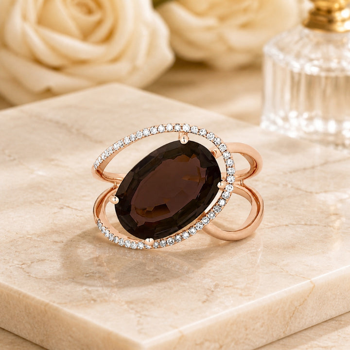 R1339 - 14K Gold Oval Ring
