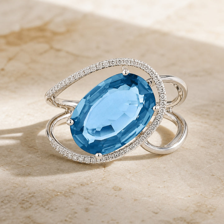 R1339 - 14K Gold Oval Ring