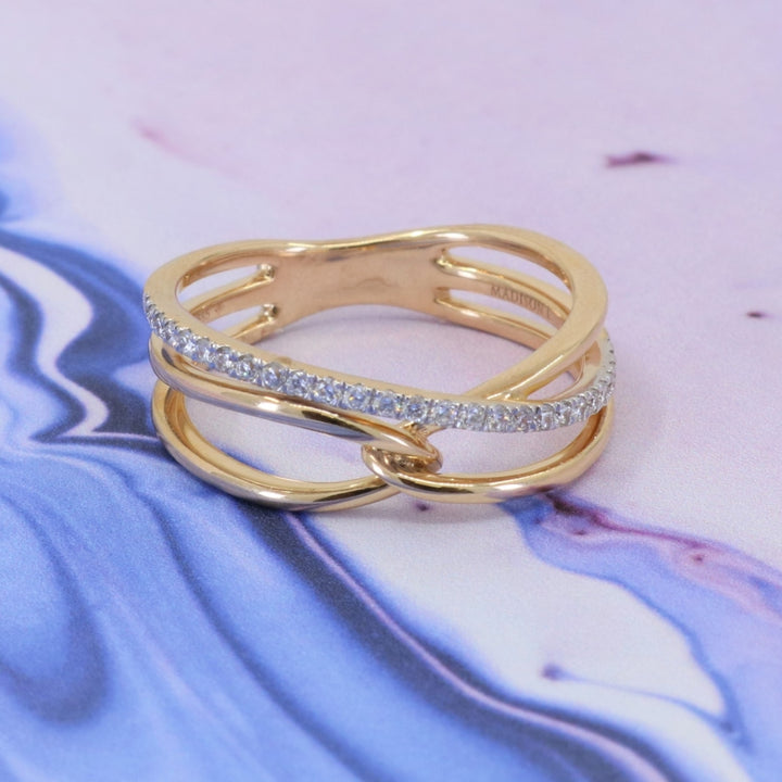 White And Yellow Gold / White Diamond