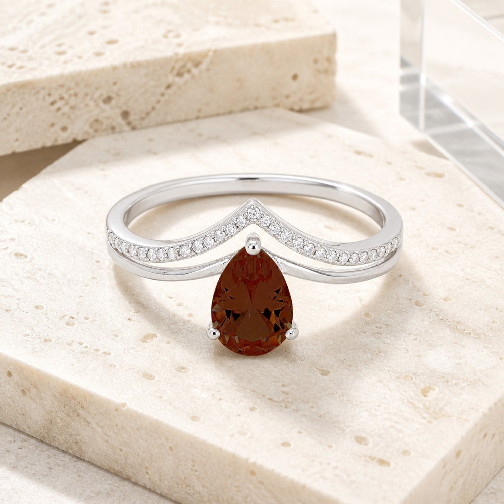 R1484 - 14K Gold Chevron Ring