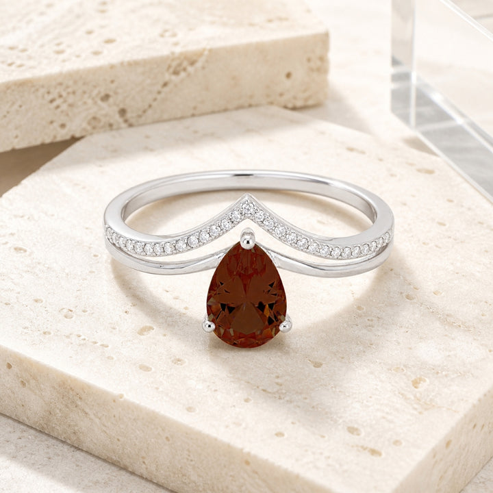 R1484 - 14K Gold Chevron Ring