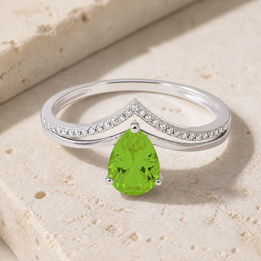 R1484 - 14K Gold Chevron Ring