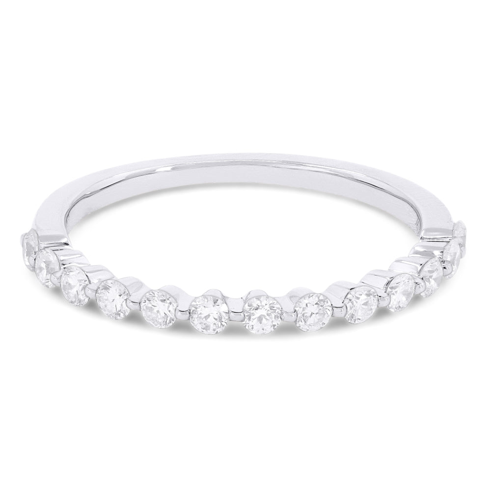 Beautiful Hand Crafted 14K White Gold  Bridal Collection Ring