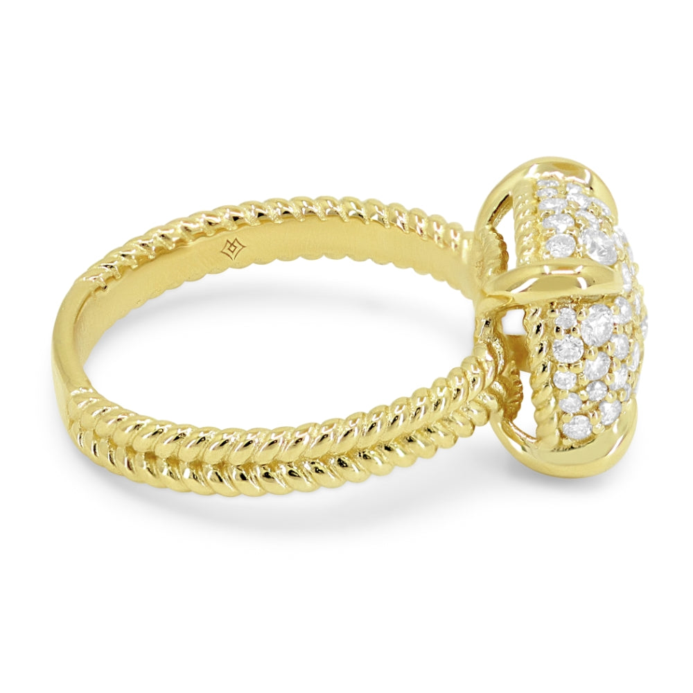 Yellow Gold / White Diamond