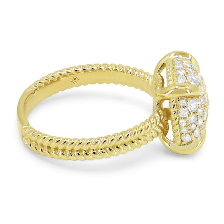 Yellow Gold / White Diamond