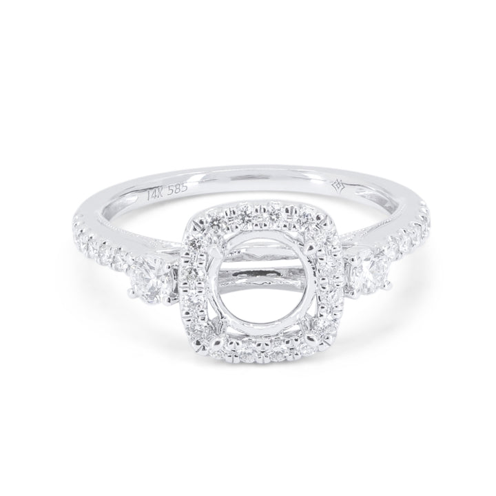 Madison L 14K White Gold Diamond Engagement Ring - style R1601W-ER-(1)