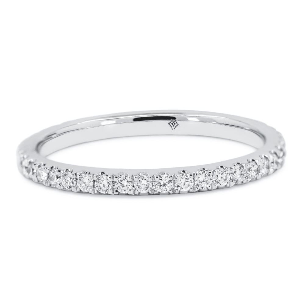 Madison L 14K White Gold Diamond Stackable Ring - style R1636W-5.5