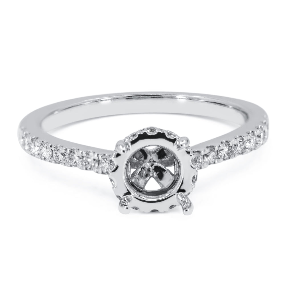Madison L 14K White Gold Diamond Engagement Ring - style R1664W-ER-(1)