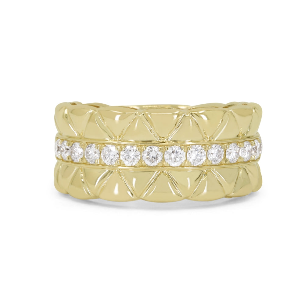 Madison L 14K Yellow Gold Diamond Ring - style R1728Y