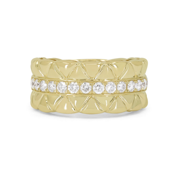 Madison L 14K Yellow Gold Diamond Ring - style R1728Y