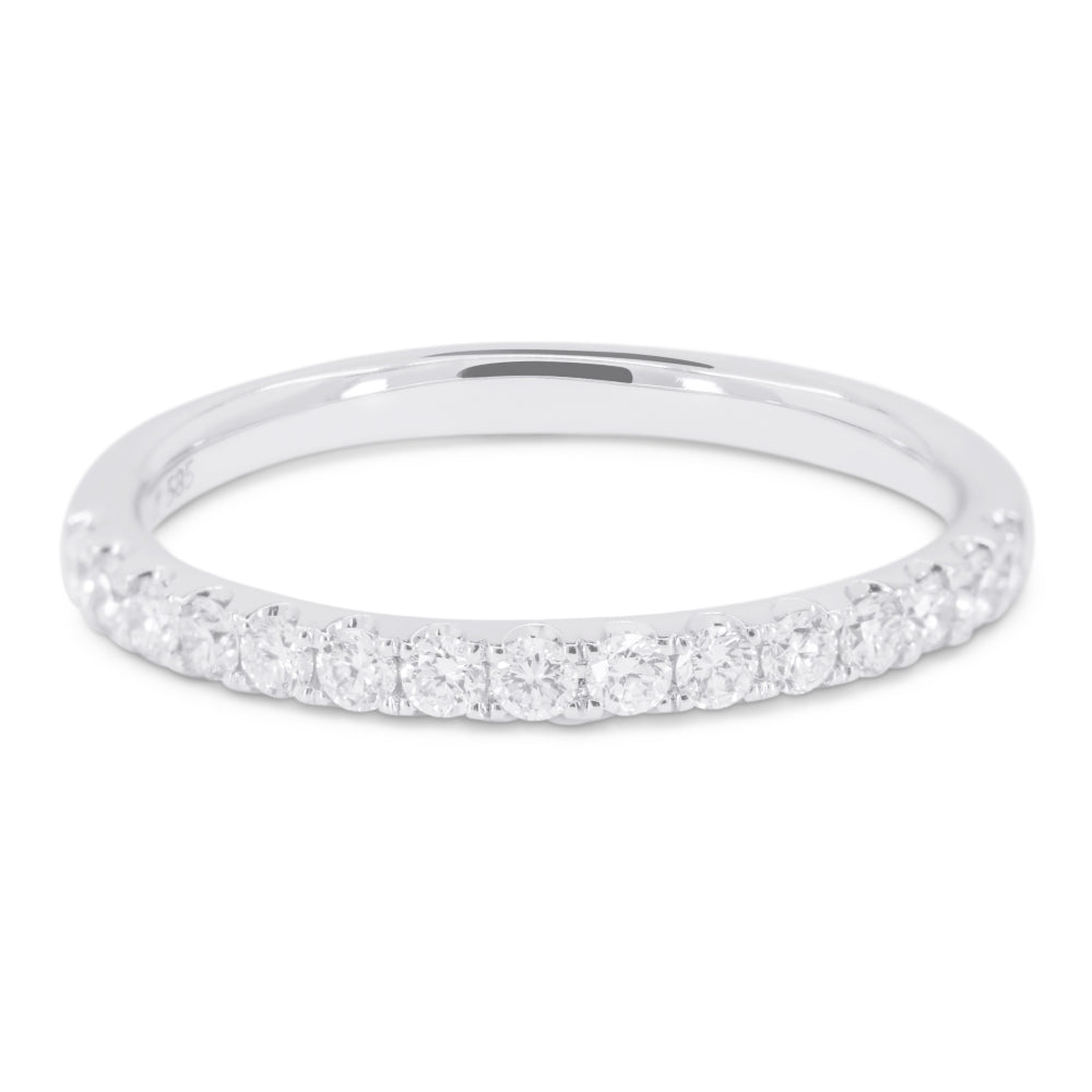 Beautiful Hand Crafted 14K White Gold  Bridal Collection Ring