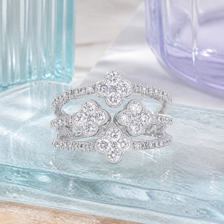 R1756 - 14K Gold Diamond Ring