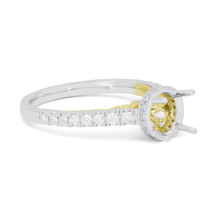R1779 - 14K Gold Diamond Engagement Ring