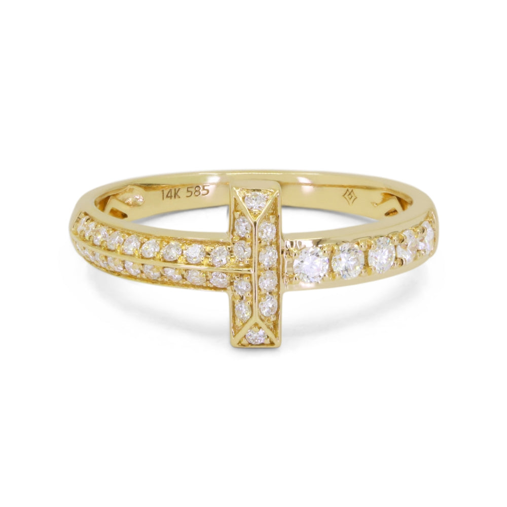 Yellow Gold / White Diamond