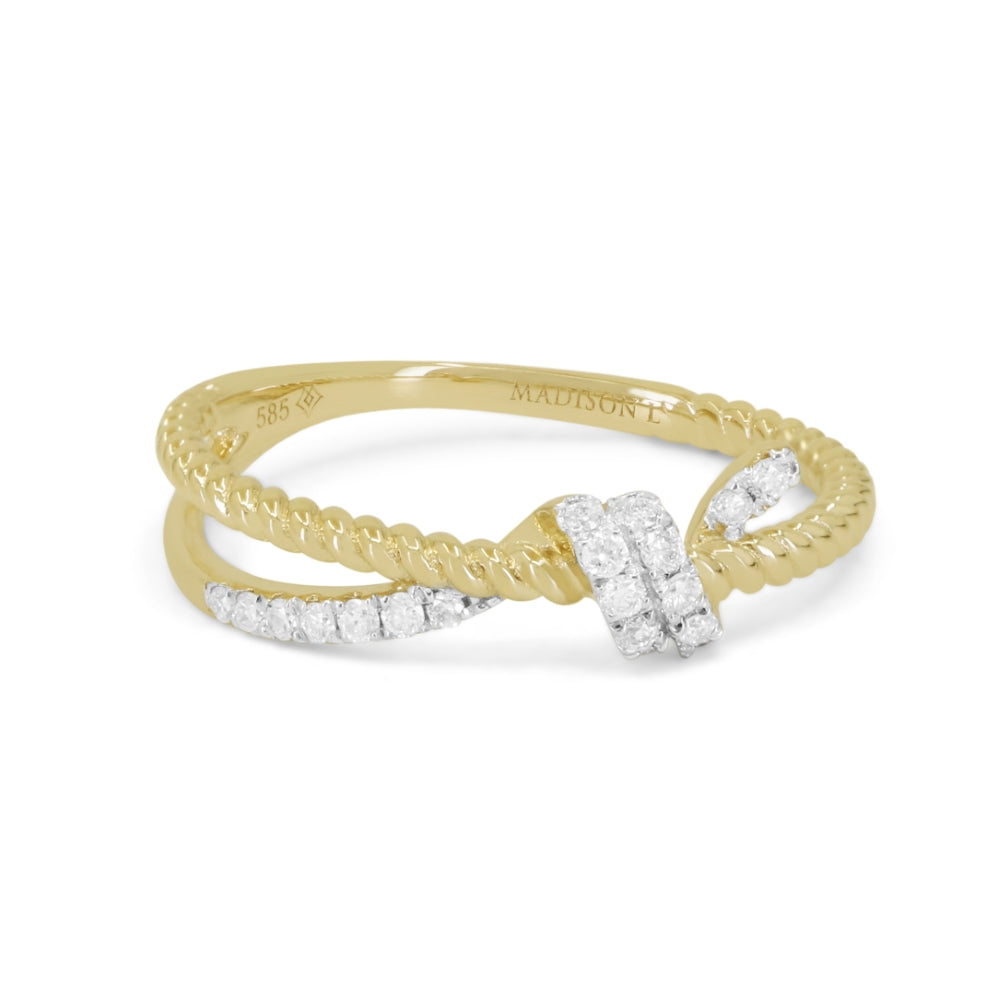 Yellow Gold / White Diamond