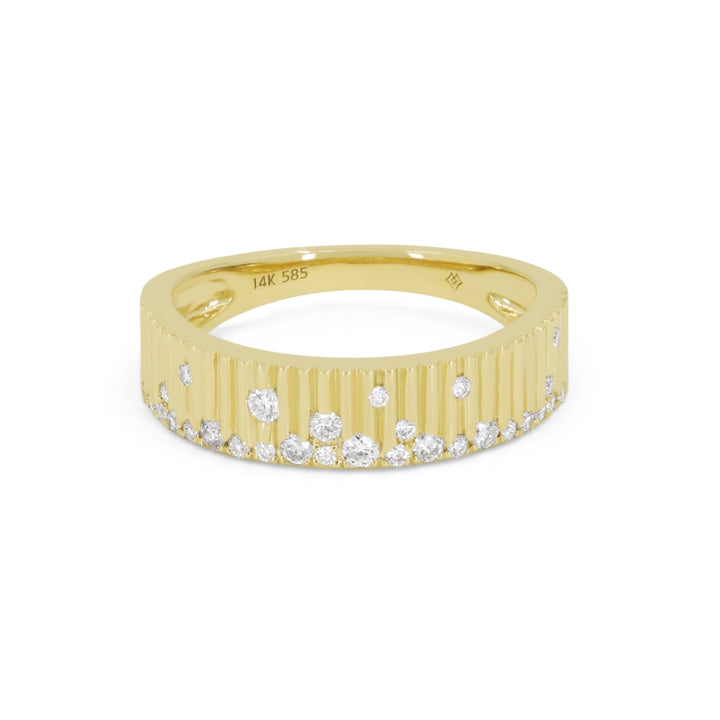 Madison L 14K Yellow Gold Diamond Ring - style R1882Y