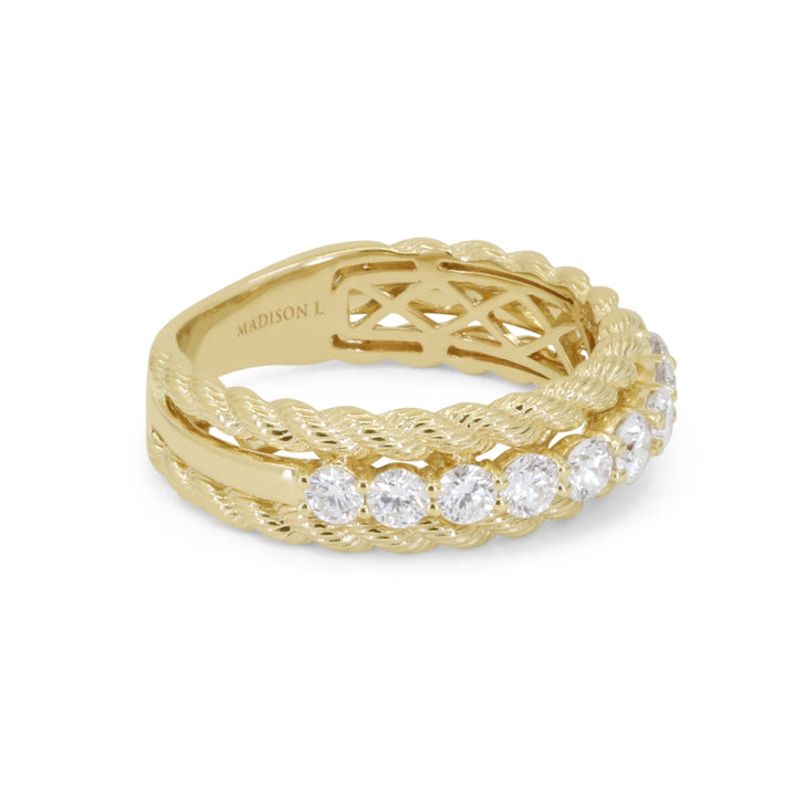 R1905 - 14K Yellow Gold Diamond Ring