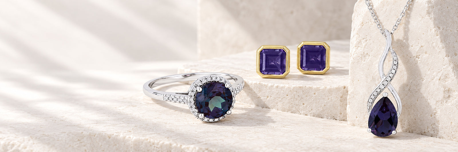 Created Alexandrite Jewelry