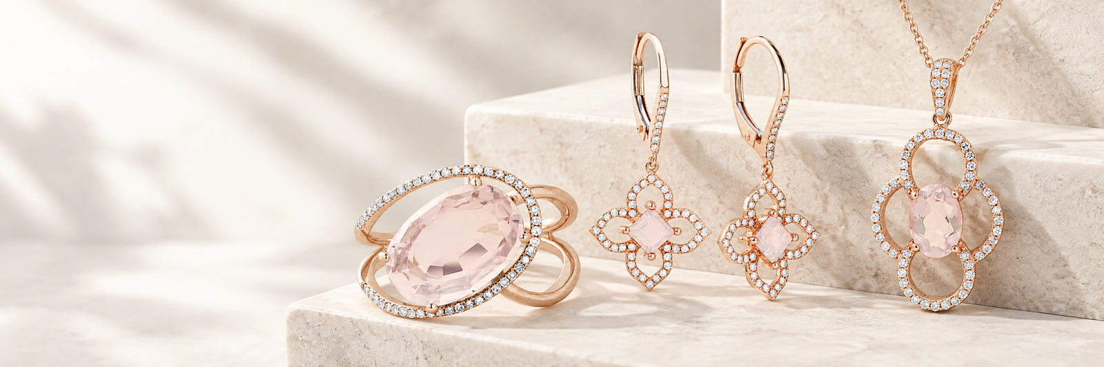 Created Morganite Jewelry
